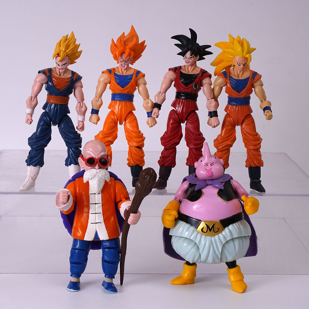 Resin Art Dragon Ball Z - 1-14 قطعة من شخصيات أنمي دراغون