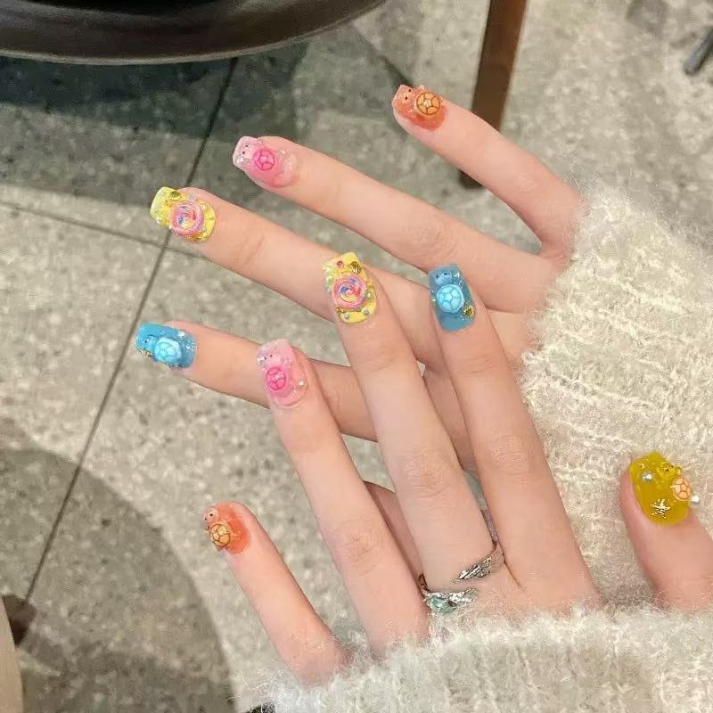 Resin Art Accessories - 100 قطعة من الزخارف الراتنجية الملونة