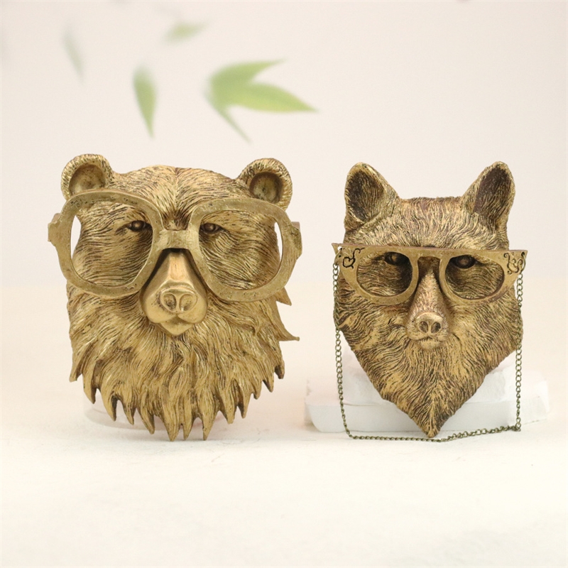 Resin Art Gift For Wedding - ديكور حائط على شكل رأس حيوان