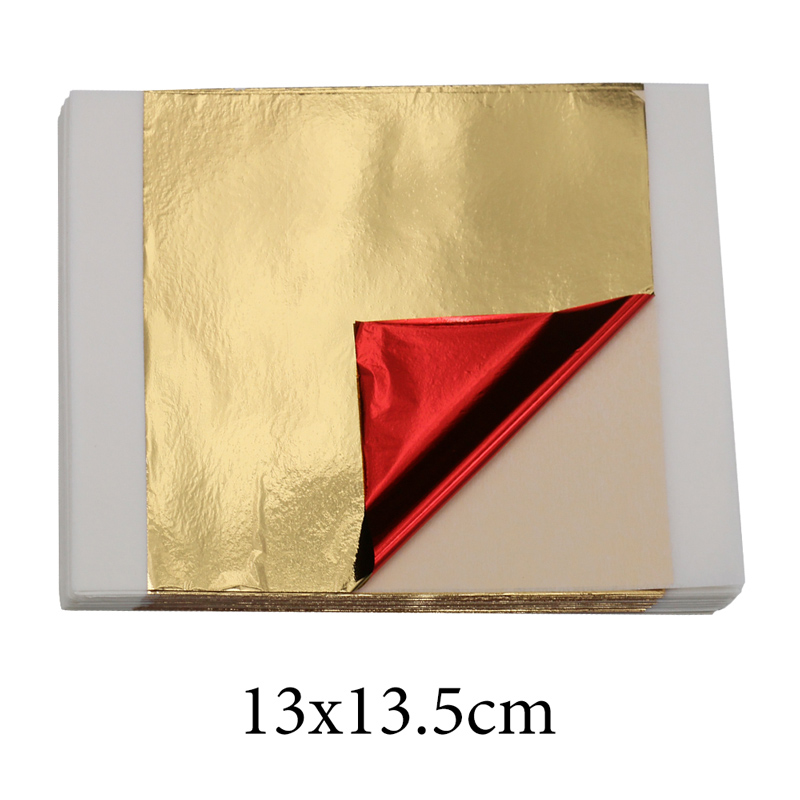 Resin Art Gift For Wedding - 100 قطعة من ورق الذهب المقلد