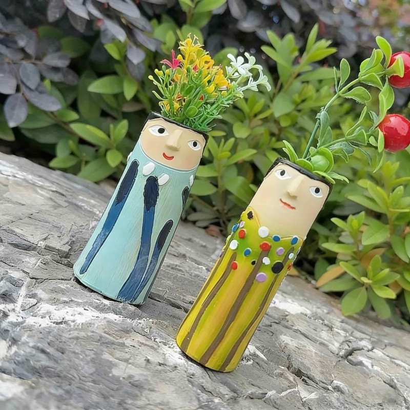 Resin Art Accessories - مزهرية فنية يدوية الصنع من الراتنج
