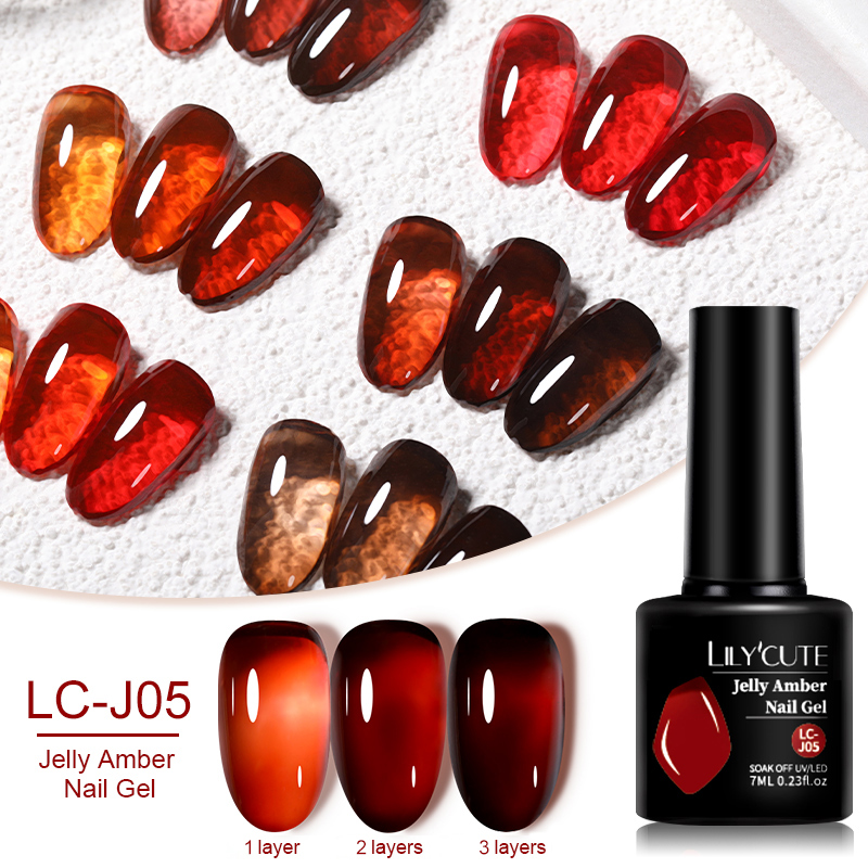 Resin Dye Opaque - LILYCUTE 7 مللي هلام العنبر هلام
