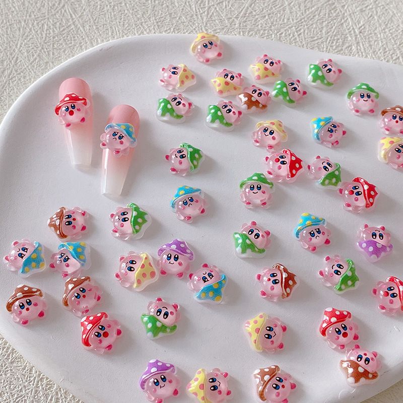 Resin Art Accessories - 2/10/20 قطعة زينة أظافر كيربي ثلاثية