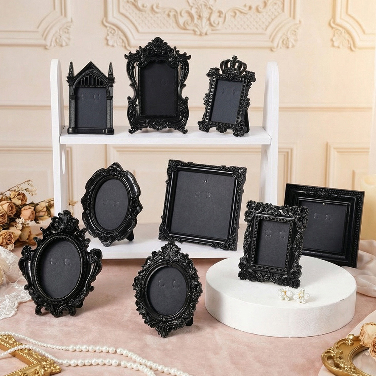 Resin Art Photo Frame - إطارات صور صغيرة بتصميم عتيق، إكسسوارات