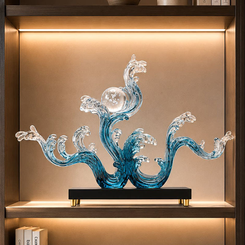 Resin Art Gift For Wedding - ديكور منزلي، تمثال فني للمدخل، تحفة