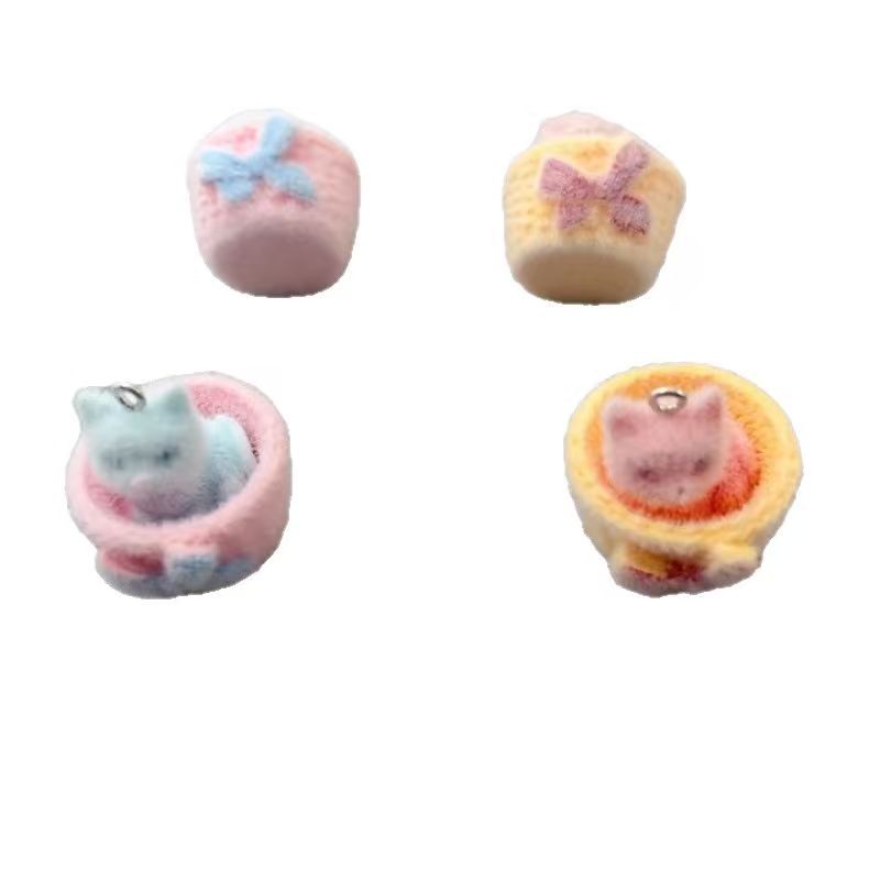 4 قطع من قلادات القطط ثلاثية ا - مراجعة Resin Art Accessories وسعره