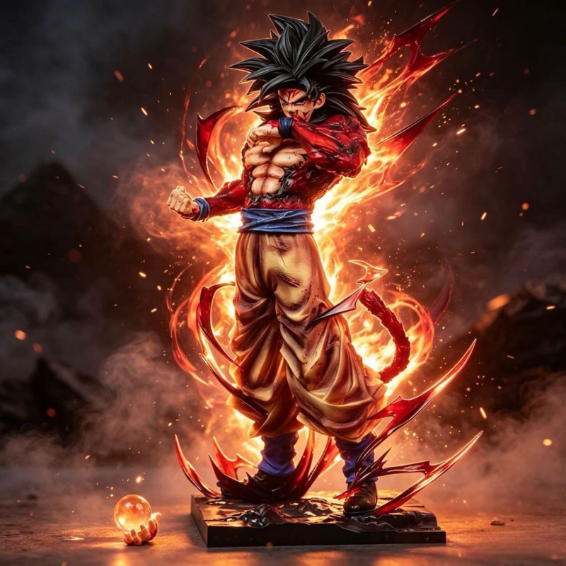مجسم سون غوكو بطول 34 سم من در - مراجعة Resin Art Dragon Ball Z وسعره