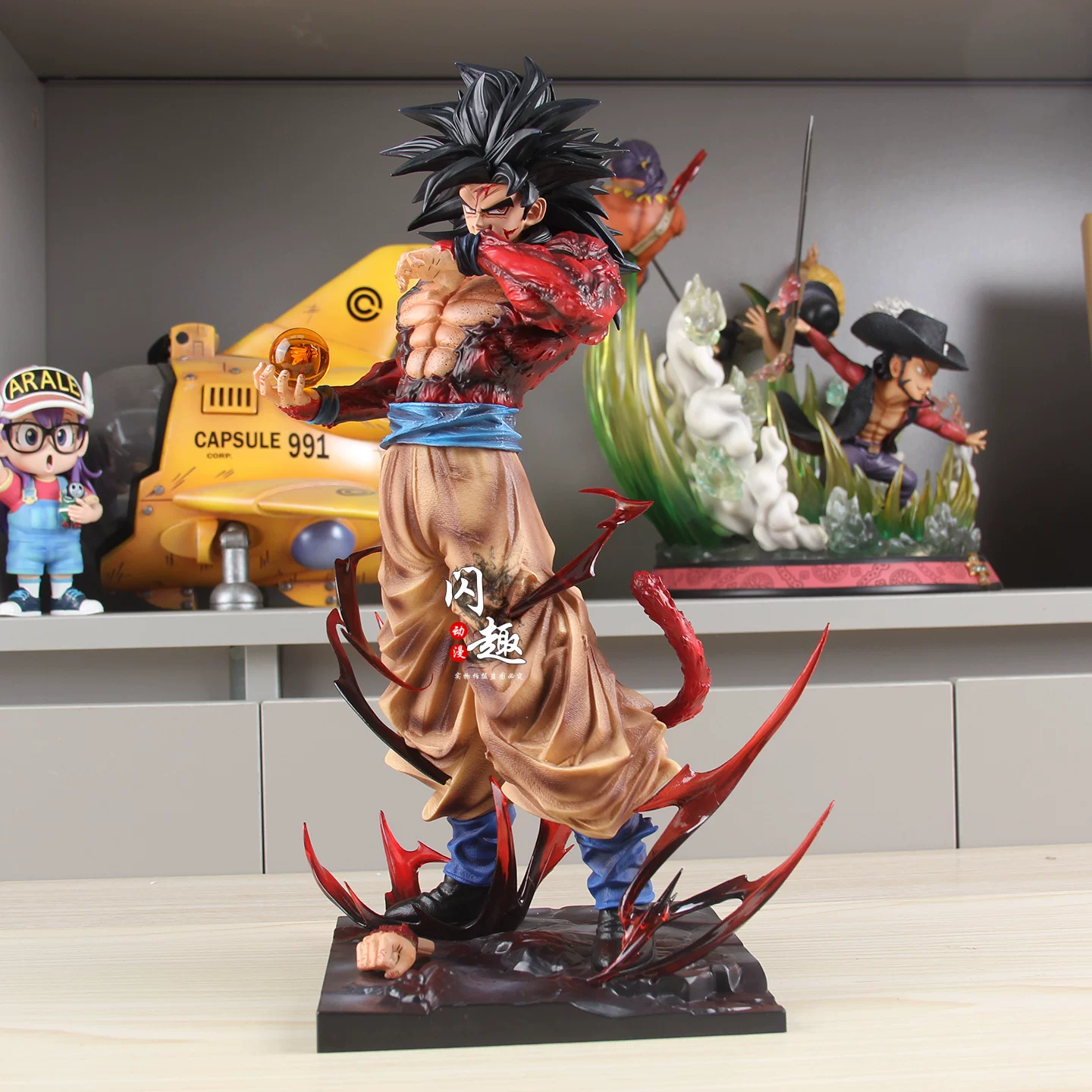 مجسم سون غوكو بطول 34 سم من در - مراجعة Resin Art Dragon Ball Z وسعره
