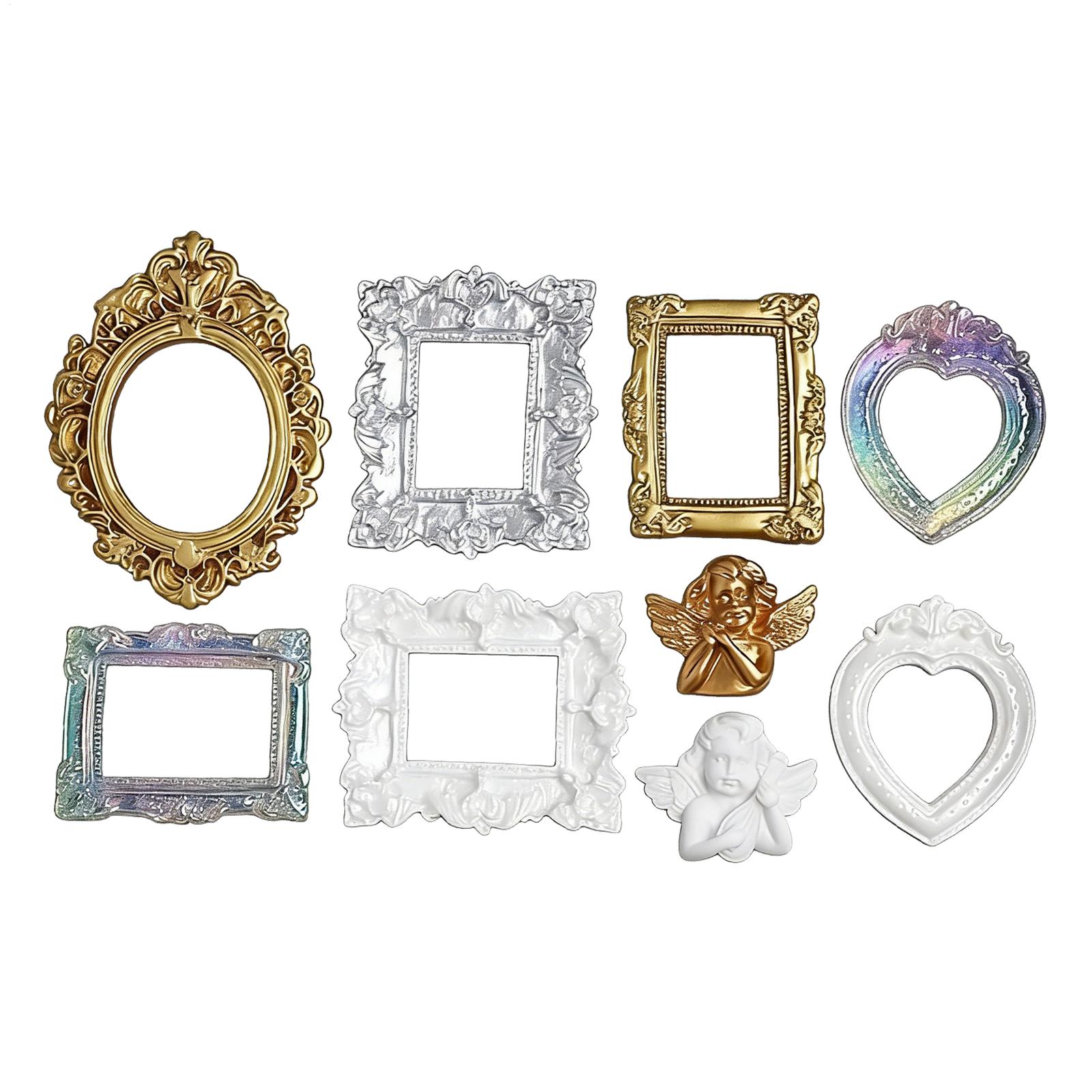 9 قطع إكسسوارات ديكور إطارات ص - مراجعة Resin Art Photo Frame وسعره