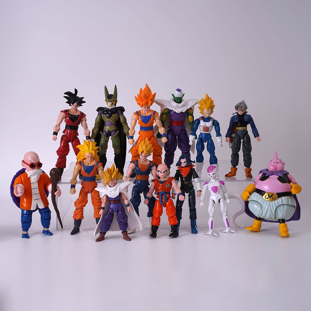 1-14 قطعة من شخصيات أنمي دراغو - مراجعة Resin Art Dragon Ball Z وسعره