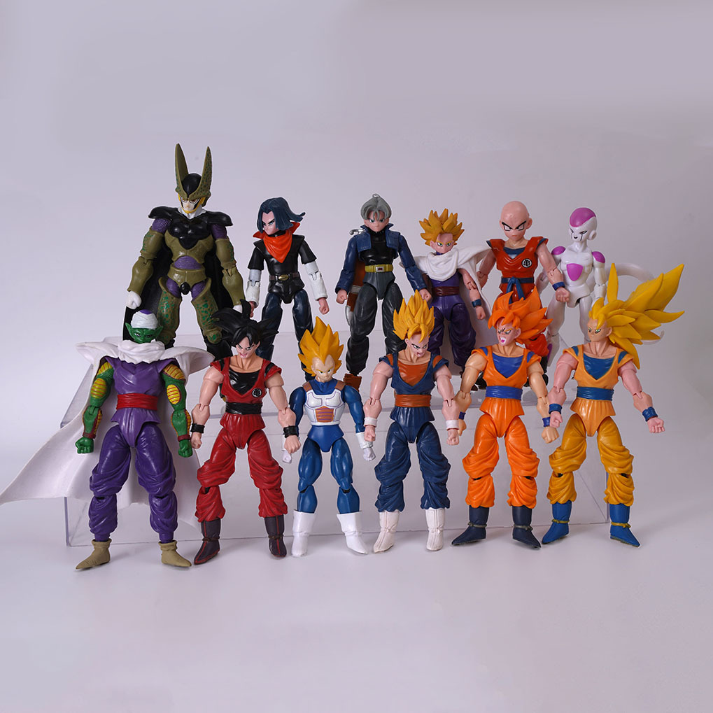 1-14 قطعة من شخصيات أنمي دراغو - مراجعة Resin Art Dragon Ball Z وسعره