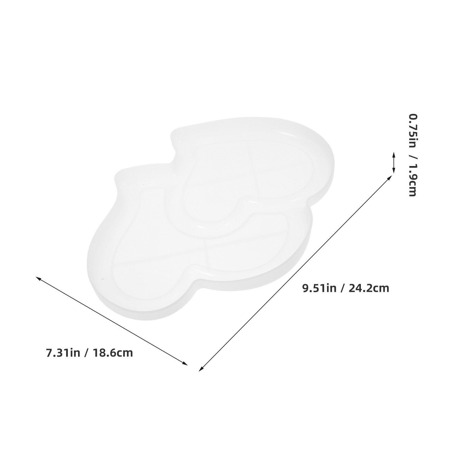 قالب سيليكون مزدوج على شكل قلب - مراجعة Resin Art Gift For Wedding وسعره