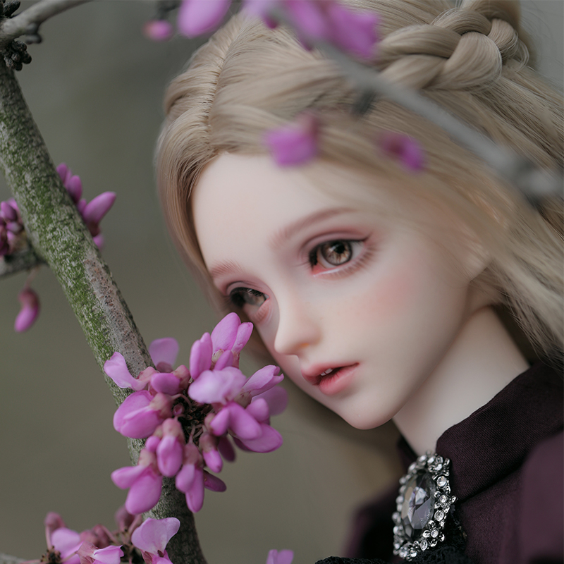 دمية إلينا BJD 1/3 جميلة أنيقة - مراجعة Resin Art Purple وسعره