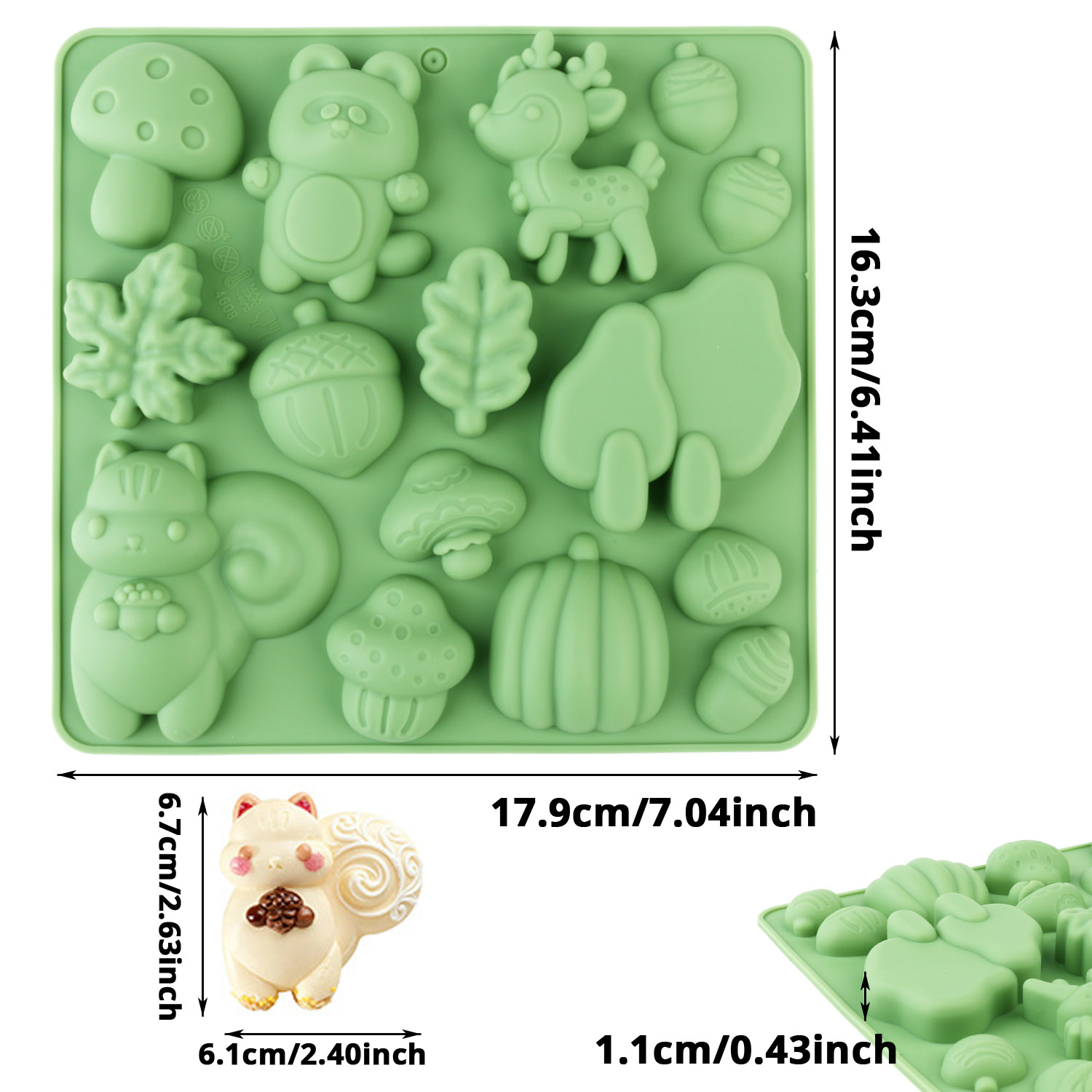 قالب كيك سيليكون على شكل حيوان - مراجعة Resin Art Accessories وسعره