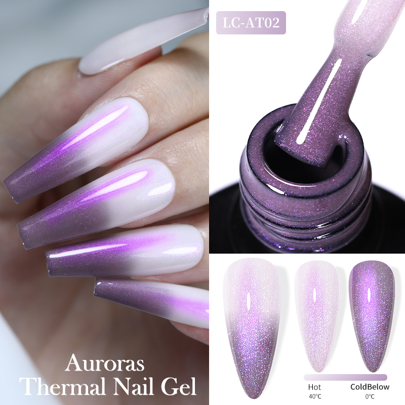 LILYCUTE 7 مللي Auroras الحرار - مراجعة Resin Art Purple وسعره