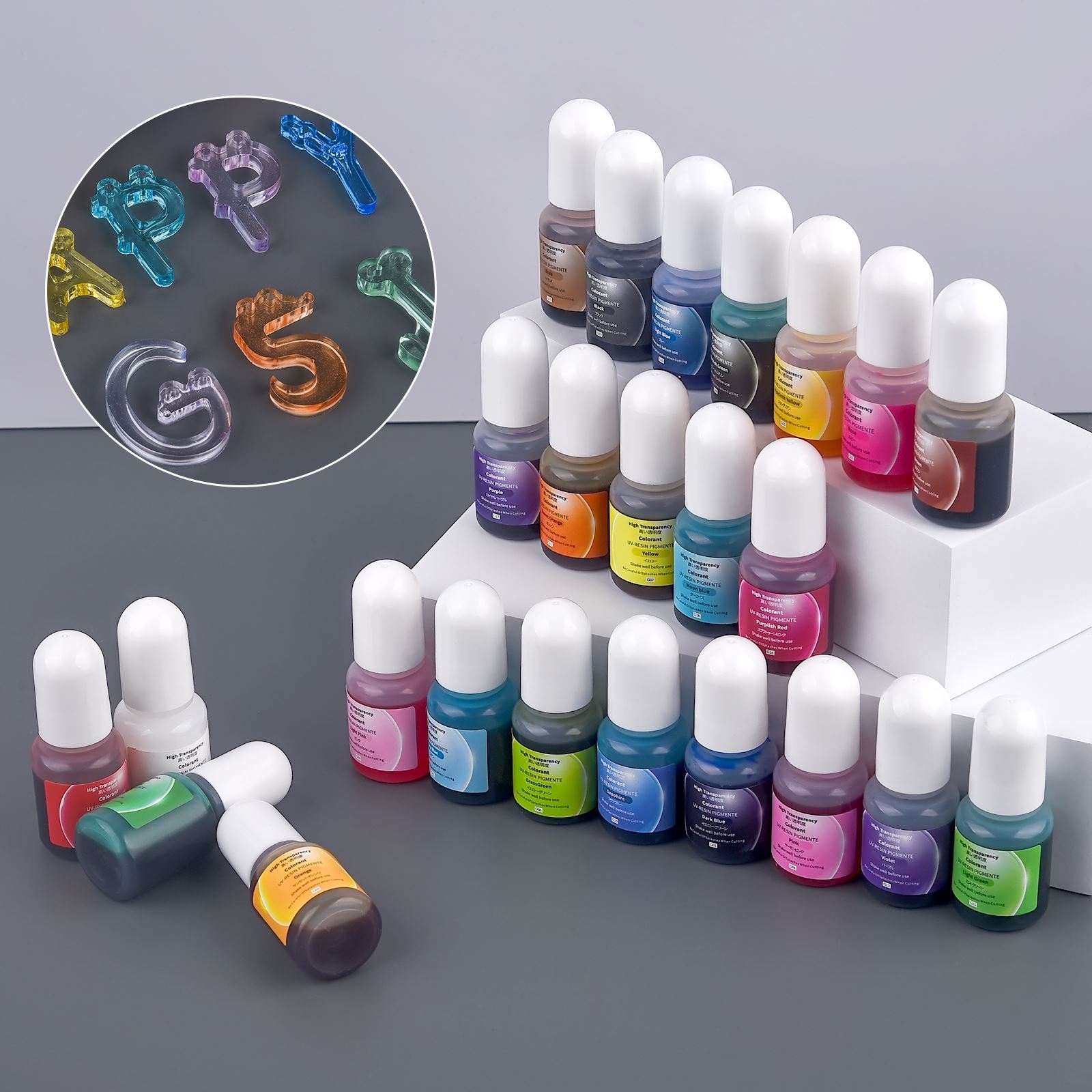 24 ألوان 5 مللي الايبوكسي الرا - مراجعة Resin Dye Opaque وسعره