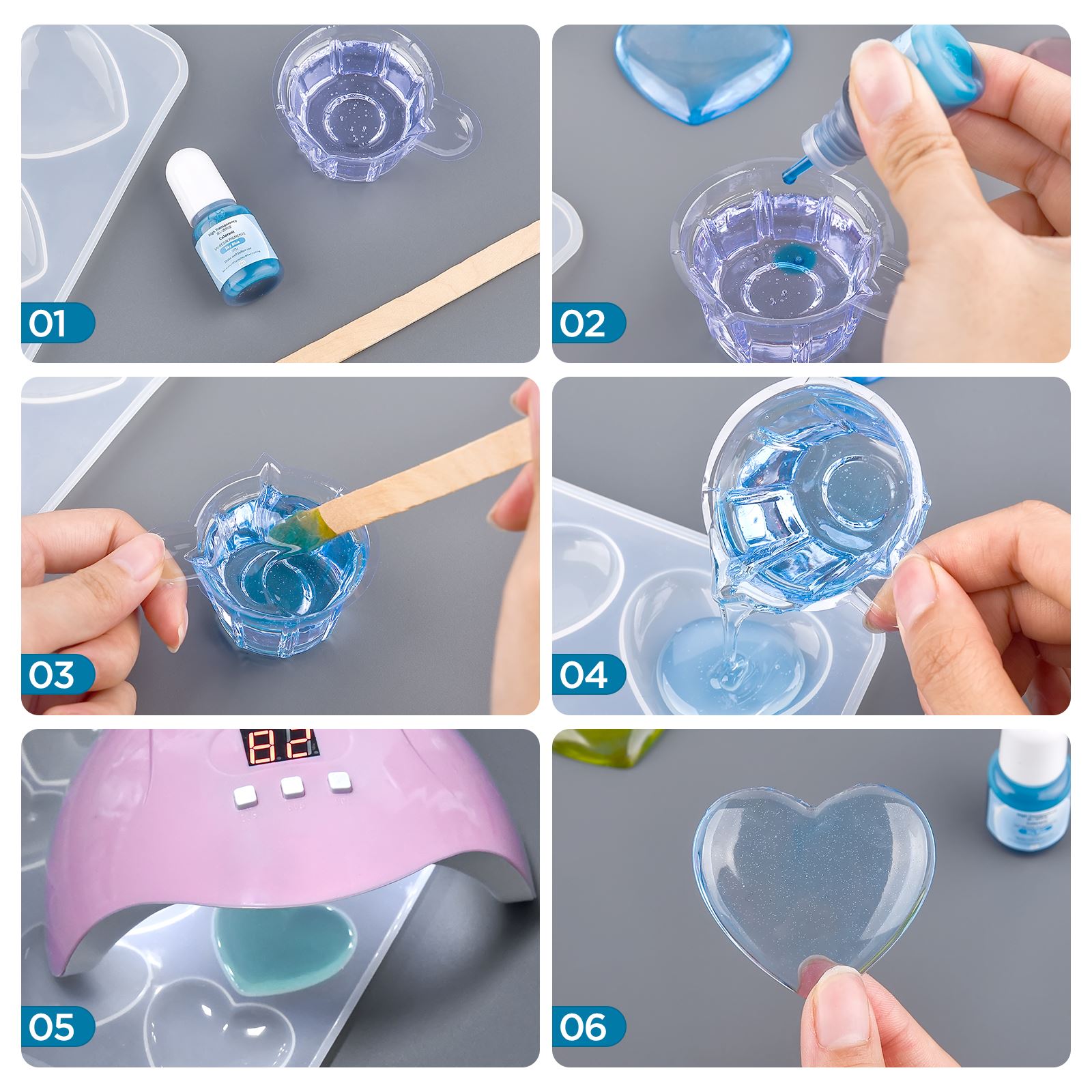 24 ألوان 5 مللي الايبوكسي الرا - مراجعة Resin Dye Opaque وسعره