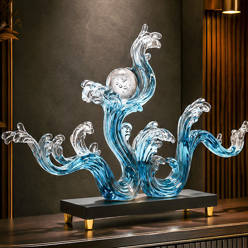 ديكور منزلي، تمثال فني للمدخل، - مراجعة Resin Art Gift For Wedding وسعره
