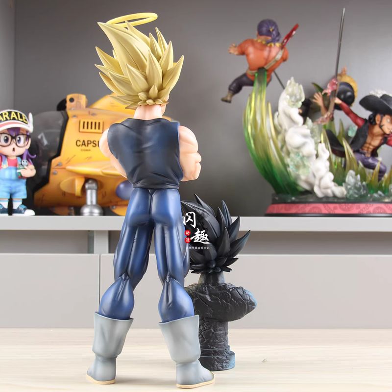 تمثال YJ ماجين فيجيتا برأسين م - مراجعة Resin Art Dragon Ball Z وسعره